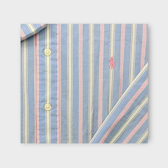 Ralph Lauren - Long Sleeve Button Down Shirt - Size 17 1/2 Classic Fit - Picture 4 of 7